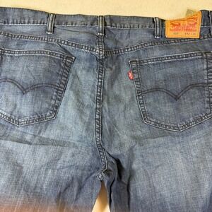 Levis 559 Relaxed Straight Jeans Mens 42x30 Blue Denim Medium Wash 559-0455